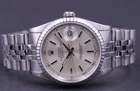 rolex 16220 white gold hands|Rolex datejust 16220 review.